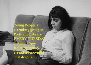 YP Reading Group -Portslade Library Tues 3.30pm -5pm